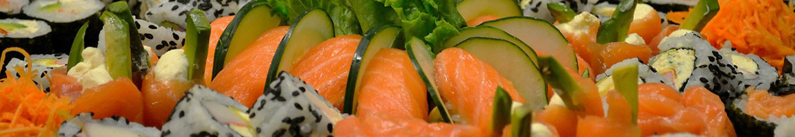Eating Japanese Sushi at Domo Sushi restaurant in Virginia Beach, VA.
